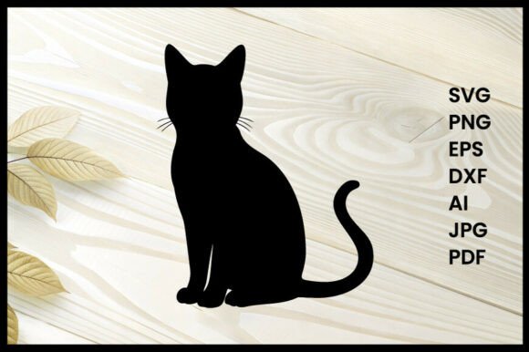 Cat Silhouette Vector Illustration Review