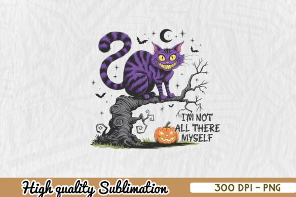Cheshire Cat Sublimation Halloween PNG Review