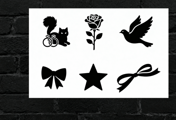 Cute Cat Rose Dove Star Bow SVG Icons Review