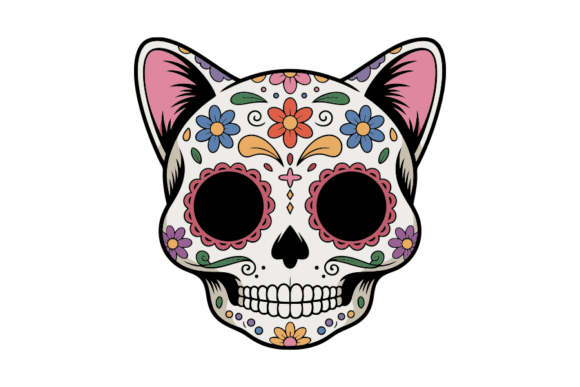 Day of the Dead Cat Skull Embroidery Review