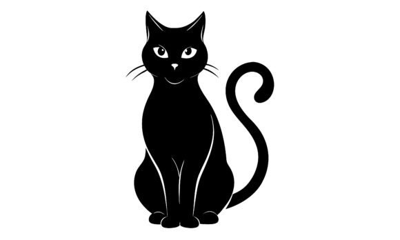 Elegant Black Cat Silhouette Review