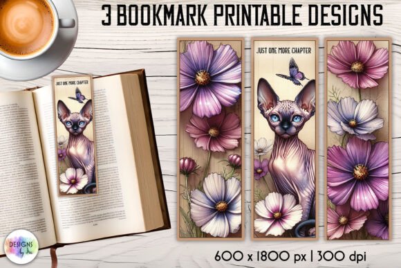 Floral Bookmark with Sphynx Kitten: A Real-World Embroidery Review