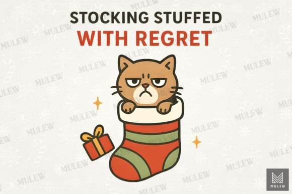 Funny Sarcastic Christmas Cat PNG Review