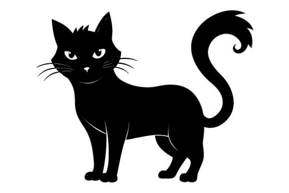 Halloween Cat Silhouette Clipart Review