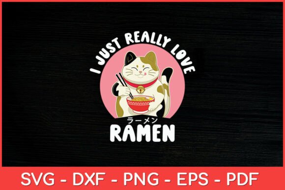 I Just Really Love Ramen Cat Anime
