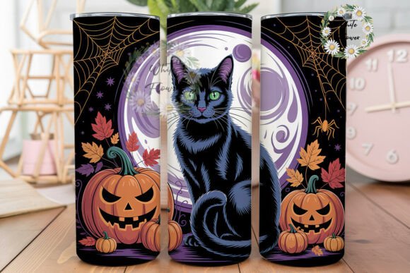 Mystical Halloween Cat Tumbler Review